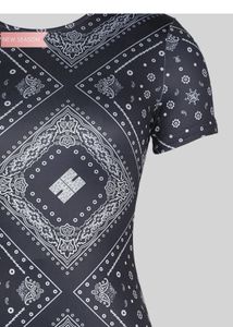 bandana Print Dress