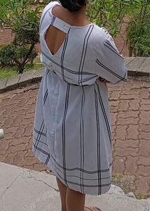 Elegant White one piece dress