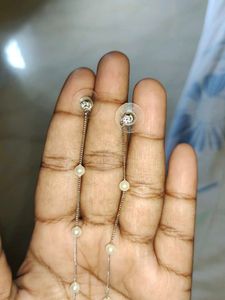 Triangle Drop Pearl Earrings