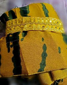 Elegant Yellow &amp; Black Ethnic Gown