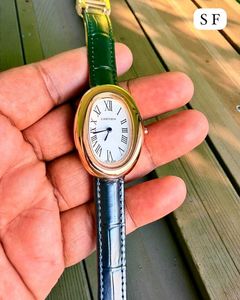Elegant Oval Cartier Watch