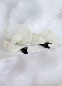 Elegant White hair clips