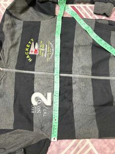 Striped Zip-Up Hoodie