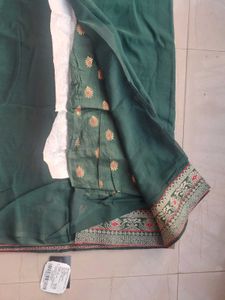 Mitera Green Saree