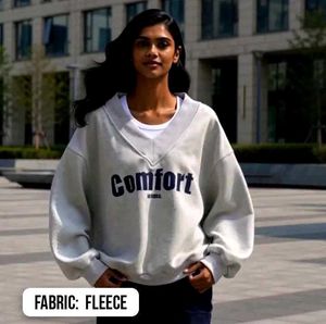 Comfort Fleece V-Neck Sweatshirt