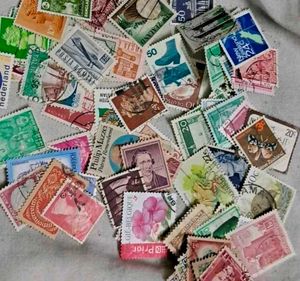 WORLDWIDE 100 DIFFERENT USED STAMPS