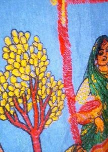 Vibrant Folk Art kurta