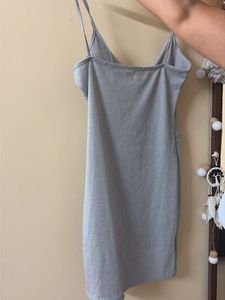 Gray Bodycon Mini Dress
