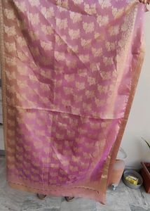 Linen Embroidery Saree