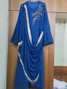 Royal Blue Embellished Gown