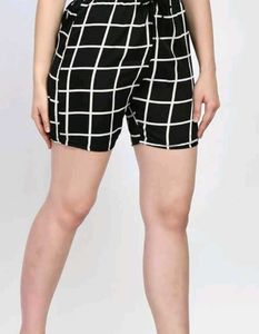 Blue Checkered Lounge shorts