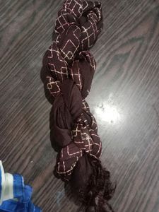 Brown &amp; Blue Dupatta Set 2