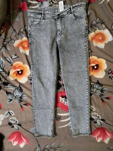 Acid Wash Denim Jeans