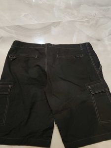 Men's Black Cargo Shorts