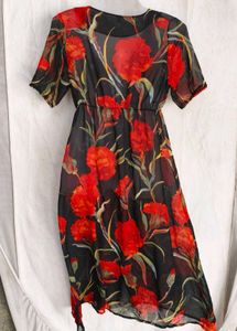 FLORAL PRINT DRESS