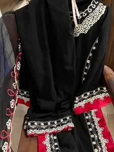Cutout Lace Pakistani Suit