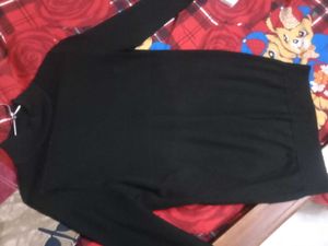 Classic Black Turtleneck Sweater