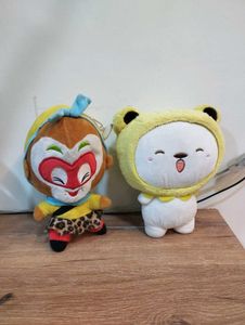 Cute Plush Toys - Monkey &amp; Bear✨