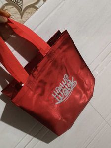 Shiny Red Tote Bag