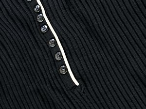 Ribbed V-Neck Sweater