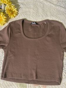 Max Ribbed Cropped Top