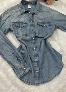 Classic Blue Denim Shirt