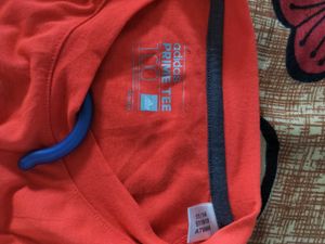 Orange Adidas T-Shirt