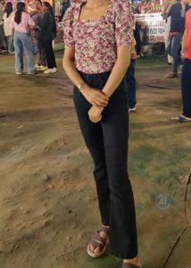 Classic Black Flare Jeans
