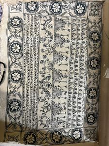 Hand-Painted Ethnic Painting