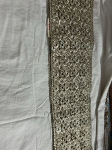 Exquisite Embroidered Dupatta Border