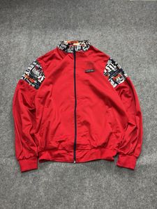 Men's Red Track Jacket