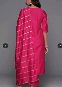 Libas Women Floral Yoke Design Regular Sequinned K