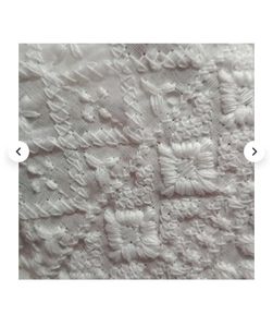 Elegant White Embroidered Palazzos, never worn it
