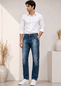 💎 ZARA Denim Couture — Men's Rare Blue Jeans