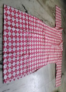 2 Pc Pink &amp; White Kurti Set