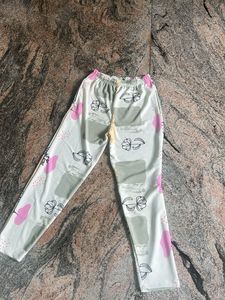 Cute Floral Print Pajama Set