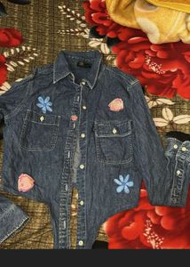 Ralph Lauren Denim Shirt with Patches