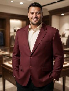 Men's Maroon Blazer