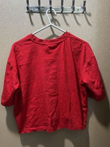 Red Cropped T-Shirt