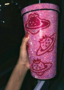 Sparkling Pink Gem Tumbler Cup ✨️🌸