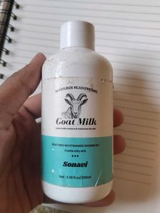 Sonavi Goat Milk Nicotinamide Shower Gel