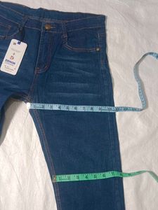 Dark Blue Denim Jeans