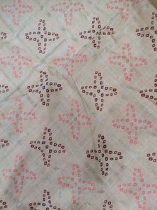 Peach kurti with unique print