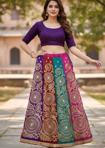 Multi Ethnic Heavy Work Skirt 💗