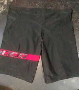 Unisex Black cycling Shorts With Tag