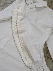 Classic White Button-Up Shirt