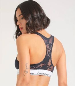 Calvin Klein Navy Floral Sports Bra