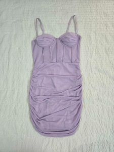 Lilac Ruched Corset Dress bust 34/36