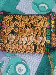 Unique Handmade Embellished Crossbody Bag
