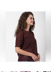 ONLY Casual Regular SleevesEmbroidered WomenPurple